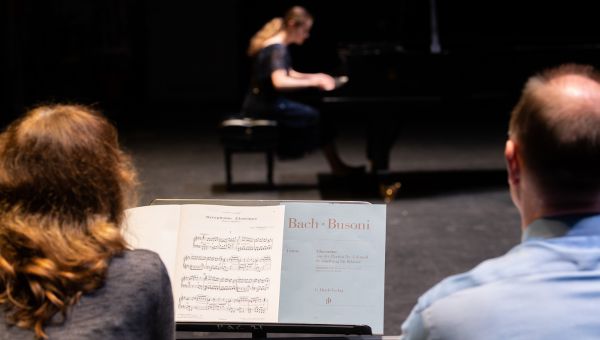 Pianist at the Pre-Collegiate Piano Competiton 