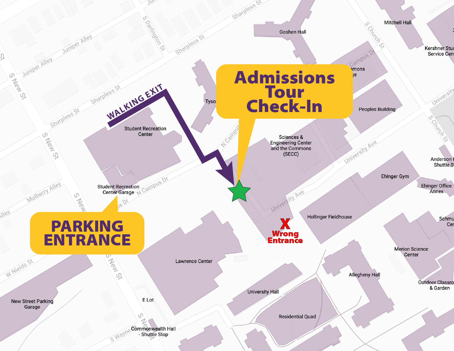 view our campus map